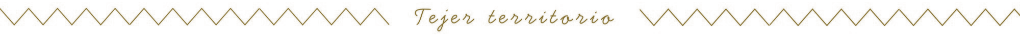 Tejer territorio
