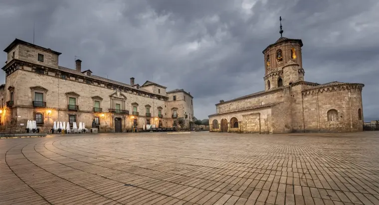 La plaza Mayor de Almazán, en la provincia de Soria