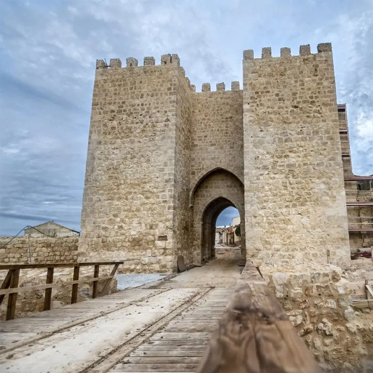 La muralla de Almazán, en la provincia de Soria