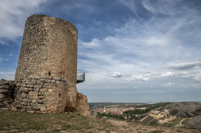El castillo de Osma, sobre El Burgo de Osma