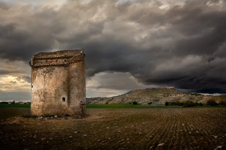 La vega del Duero a los pies de Gormaz