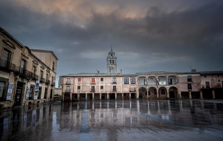 La plaza Mayor de Medinaceli, en la provincia de Soria
