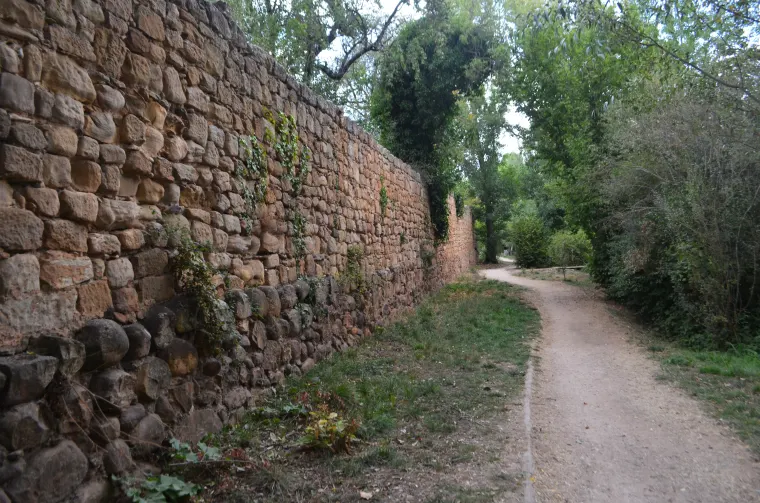 La muralla de Soria, junto al Duero