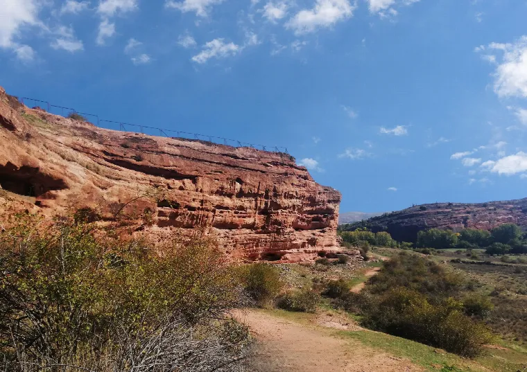 La roca arenisca de Tiermes, en la provincia de Soria